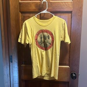 Vintage 70s Bad Company 1977 US Tour T shirt Size M